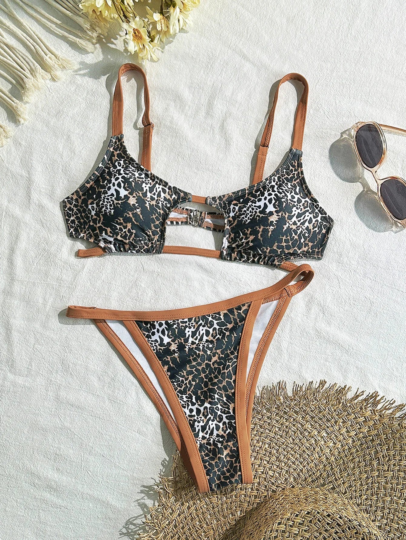 Sexy Striped Bikini Set Women Halter Pleate Push up Swimsuit Two-Pieces Brazilian Beach Bathing Suit Holiday Swimwear Women