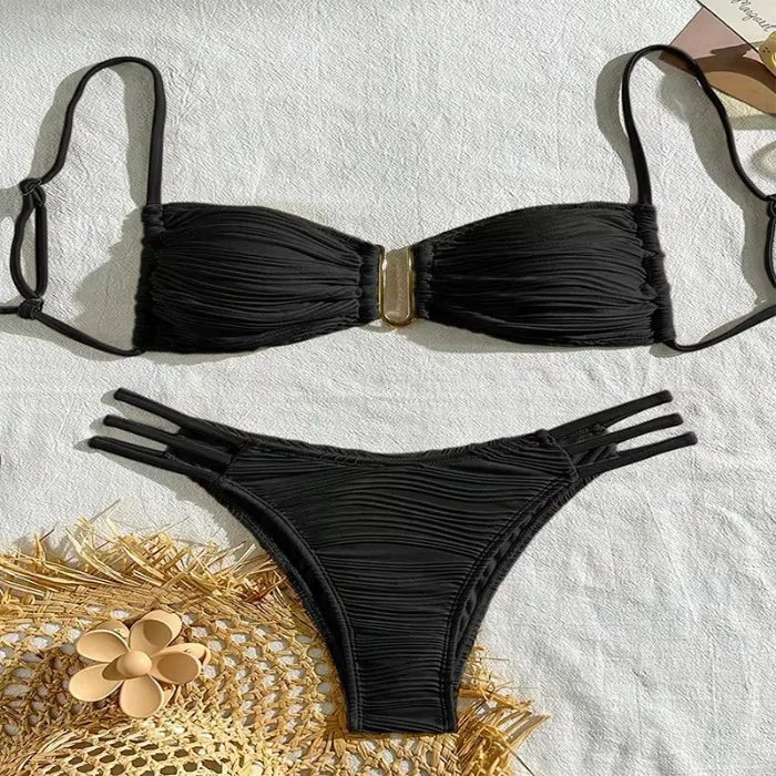 New Sexy Bikinis 2025 Swimsuits Women'S Swimwear Push up Female Beach Swim Wear Bathing Suits Brazilian Bikini Set Pool Bather