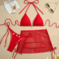 New Sexy Bikinis Female Swimsuits Women Three-Piece Swimwear Beach Swimming Wear Bathing Suits Brazilian Bikini Set Pool Bather