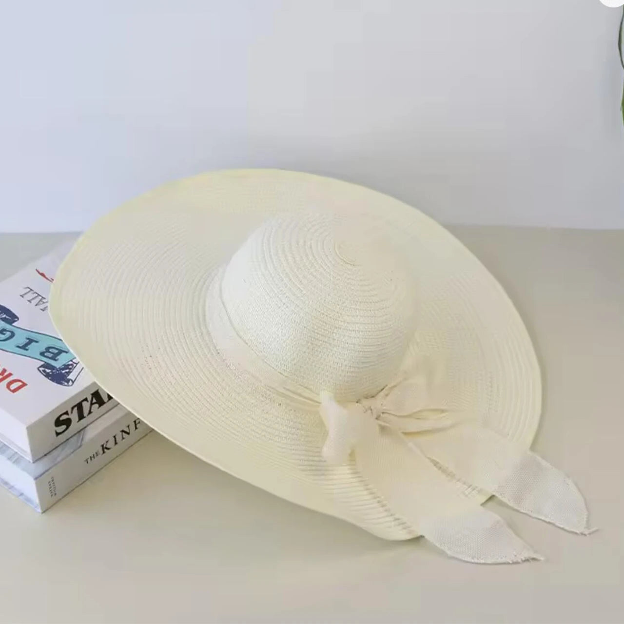 Summer Women Straw Hat Bowknot Wide Brim Floppy Panama Hats Female Lady Outdoor Foldable Beach Sun Cap